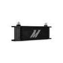Mishimoto Universal Thermostatic Oil Cooler Kit 13-Row Black - MMOC-U13TBK