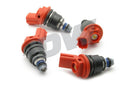 DeatschWerks 01J-00-0270-4 Set of 4 270cc Side Feed Fuel Injectors for Nissan G20, SR20, and 240SX (1991-1998)