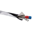 DEI Heat Shroud 3/4" I.D. x 3ft - Aluminized Sleeving - Hook and Loop Edge - 10457