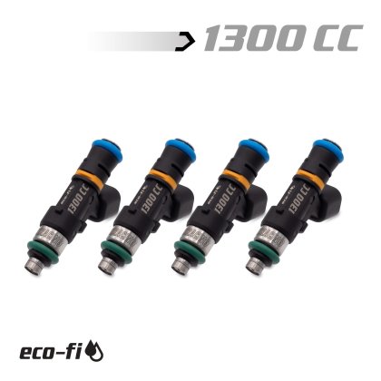 Blox Racing 1300cc Street Injectors 48mm With 1/2" Adapter 14mm Bore - BXEF-06514.14-1300-4