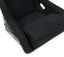 NRG Carbon Fiber Bucket Seat (Large), Cloth, Silver Carbon Back Finish - RSC-302CF/SL