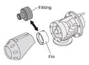 HKS SSQV Recirculation Fitting (for 19mm ID hose)