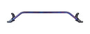 Torque Solution Subaru 08-21 WRX/STI Strut Brace - Titanium Burnt Purple and Blue