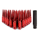 Mishimoto Mishimoto Steel Spiked Lug Nuts M14 x 1.5 32pc Set Red - MMLG-SP1415-32RD