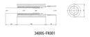HKS Universal Stainless Hi Power 170mm Titanium Muffler