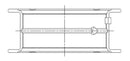 ACL Nissan CA18/C20 Standard Size High Performance Main Bearing Set - Part Number 5M1633HX-STD