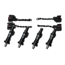 DeatschWerks 18U-04-0650-4 Set of 4 650cc Fuel Injectors for Honda/Acura B/D/F/H Series