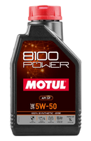 Motul 8100 Power Motor Oil 5W50 - 1L (1.05 quart) - 111811