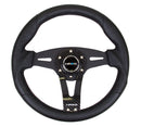 NRG Reinforced Steering Wheel- 320mm Sport Steering Wheel w/ Carbon center spoke - RST-002RCF