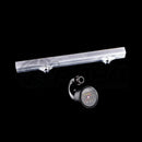 K-Tuned K-Series Fuel Rail (Silver/Brushed) W/ Center Mount Gauge - Ktd-Krs-G30