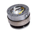 NRG Quick Release 2.0 - Gun Metal Body/Titanium Chrome Ring - SRK-200GM
