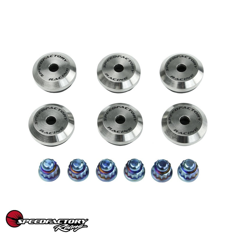 SpeedFactory Racing K-Series VTEC Titanium Valve Cover Hardware Kit - Raw - SF-02-078