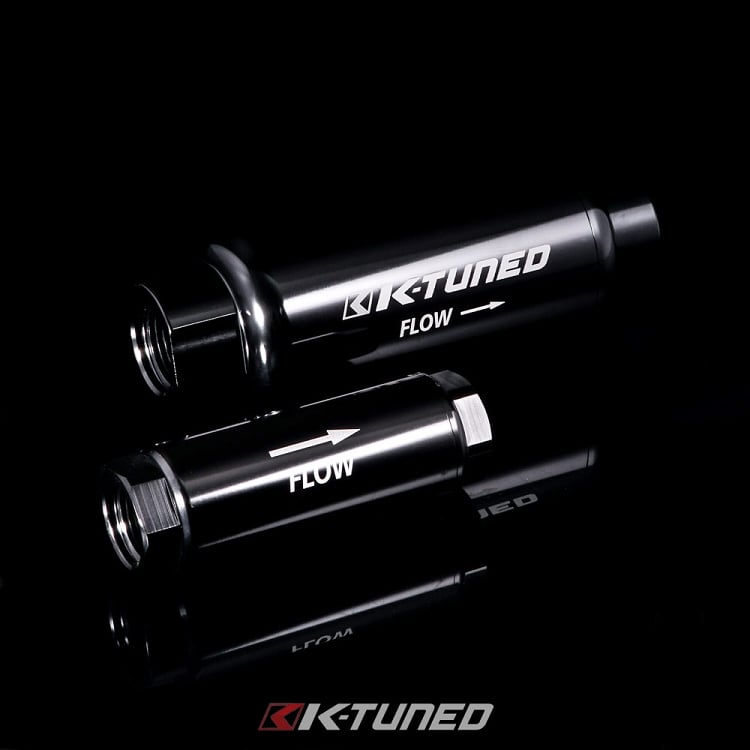 K-Tuned High-Flow Fuel Filter (-10AN Inlet/Outlet) - KTD-MFF-010