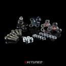 K-Tuned Roll Center Adjusters w/Extended Ball Joints - 9th Civic 12-13 Civic SI, 12-15 Civic Non-SI - KTD-RCA-123