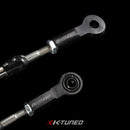 K-Tuned Shifter Cables - Race-Spec Shifter Cables (w/ Billet Trans Bracket) - KTD-SFT-RR2
