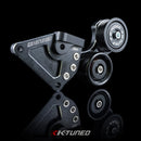 K-Tuned  Side Mount Pulley Kit Race Version - K20 Anodized Black - KTD-SMR-K20