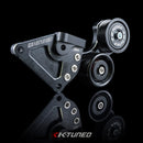 K-Tuned  Side Mount Pulley Kit Race Version - K24 Anodized Black - KTD-SMR-K24