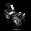 K-Tuned  Side Mount Pulley Kit Race Version - K20 Anodized Black - KTD-SMR-K20
