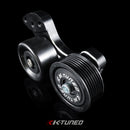 K-Tuned  Side Mount Pulley Kit Race Version - K24 Anodized Black - KTD-SMR-K24