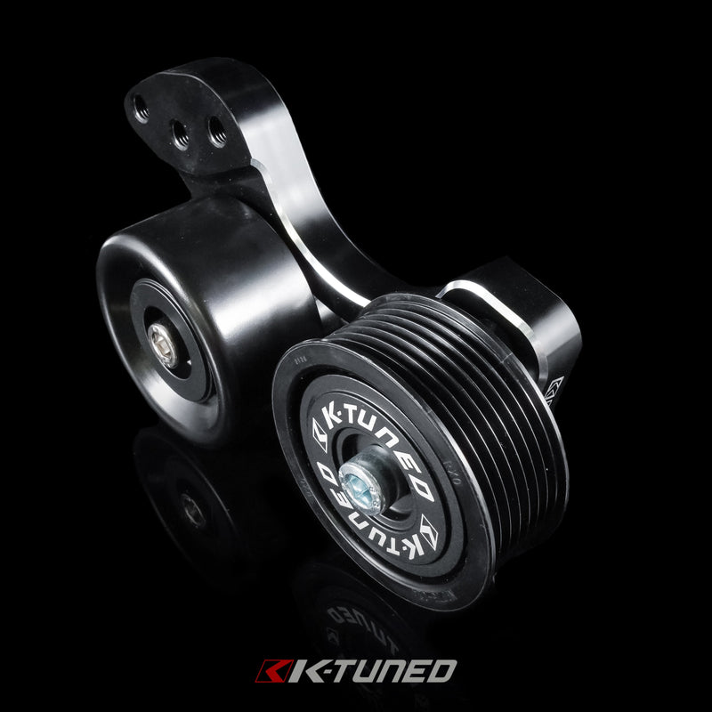 K-Tuned  Side Mount Pulley Kit Race Version - K24 Anodized Black - KTD-SMR-K24