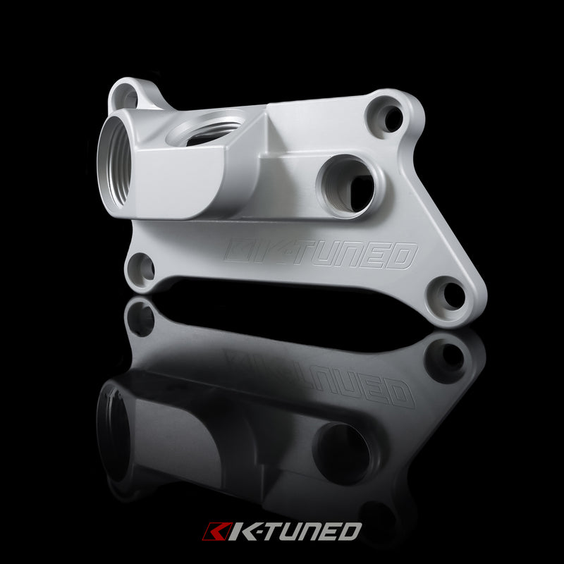 K-Tuned K24 Upper Coolant Housing w/o Filler Neck - Includes Hose End and 16AN - KUW-24C-N01