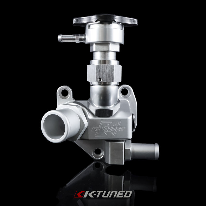 K-Tuned K24Z Upper Coolant Housing w/ Filler Neck - Includes Hose End and 16AN - KUW-24Z-F02