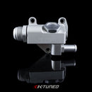 K-Tuned K24Z Upper Coolant Housing Straight Inlet w/o Filler Neck - Includes Hose End and 16AN - KUW-4ZS-N01