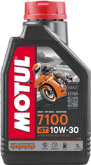 Motul 7100 4T 10W30 4-Stroke Motorcycle Motor Oil - 1L (1.05qt) - 104089