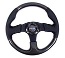 NRG CARBON FIBER STEERING WHEEL 315mm w/ BLACK STITCHING - ST-310CFBS