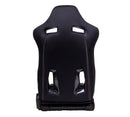 NRG "The Arrow" NRG Cloth Sport Seat Black w/ Red Stitch w/ logo - RSC-800L/R