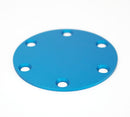 NRG Horn Delete Plate BLUE-Laser Logo - STR-250BL