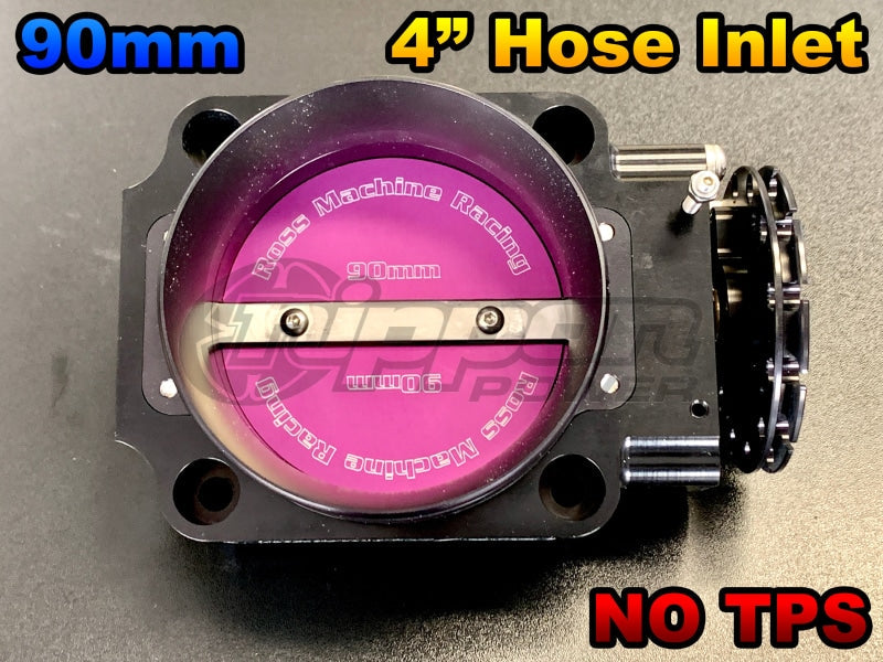 Ross Machine Racing 90mm Throttle Body w/ 4" Hose Adapter - RMR-115-ASSY + RMR-120