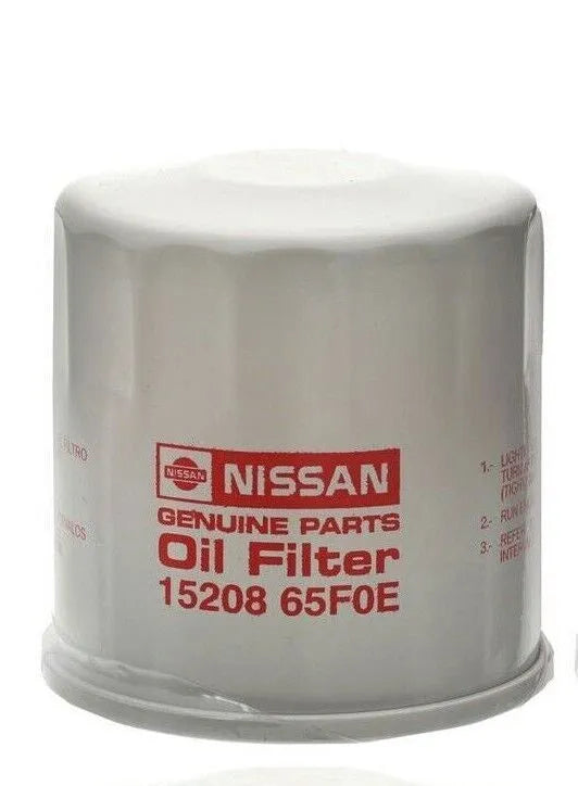 Nissan Genuine OEM Oil Filter Element for Nissan Silvia S14 S15 SR20DET, 95+ Sentra SR20DE, VQ35, VQ37, QR25DE, MR16DDT, VQ30DE, VR30DDTT - 15208-65F0E