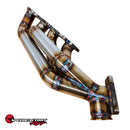 SpeedFactory Racing S2000 Sidewinder Turbo Manifold - T4 Open - Single 44/46mm V-Band Wastegate Flange - SF-04-063