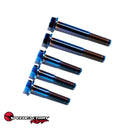 SpeedFactory Racing Titanium Shift Arm Housing 5pc Bolt Kit for B-Series AWD - Burnt - SF-02-057-B