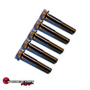SpeedFactory Racing Titanium Transmission to Engine Bolt Kits - Burnt - 5-Bolt Kit (B/D-Series) - SF-02-075-B/D-M12-B