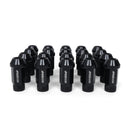 Blox Racing Street Series Forged Lug Nuts - Black 12x1.5mm - Set of 20 (New Design) - BXAC-00104-SSBK