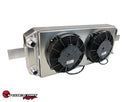 SpeedFactory Racing Aluminum Tucked Radiator - K/J -16AN - Without -16an Hose & Fitting Kit - SF-06-033