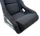 NRG Carbon Fiber Bucket Seat (Large), Cloth, Black Carbon Back Finish - RSC-302CF/BK