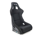 NRG Carbon Fiber Bucket Seat (Large), Cloth, Blue Carbon Back Finish - RSC-302CF/BL