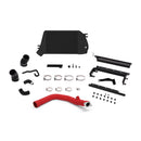 Mishimoto Subaru WRX 2015-2021 Performance Black Top Mount Intercooler and Red Charge-Pipe Kit - MMTMIC-WRX-15RBK