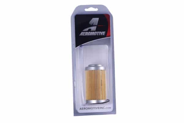 Aeromotive Replacement Element, 10 Micron fabric, for 12301/12306/12321 Filter Assembly, Fits All 2" OD Filter Housings - 12601