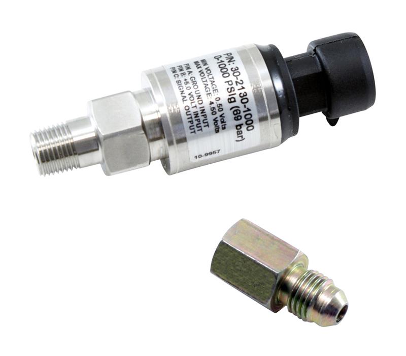 AEM Stainless Sensor Kit - 1000 PSIg - 30-2130-1000