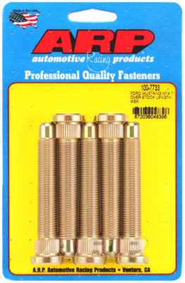 ARP Wheel Stud Kit -  15+ Ford Mustang GT 1/2" Over Stock Length - 5 Pack M14x1.50, 3.435" UHL - 100-7733
