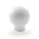 Killer B Round Knob Subaru 6 Speed w/Rev Lockout - White - 1001