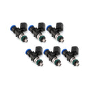 Injector Dynamics 1300cc Injectors - 93-98 Supra Turbo w/ Radium Rail, 09+ Hyundai Genesis V6, 17+ Raptor (Set of 6) - 1300.34.14.14.6