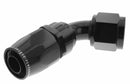 Redhorse Performance -16AN 60 Degree Female Aluminum Hose End - Black - 1060-16-2