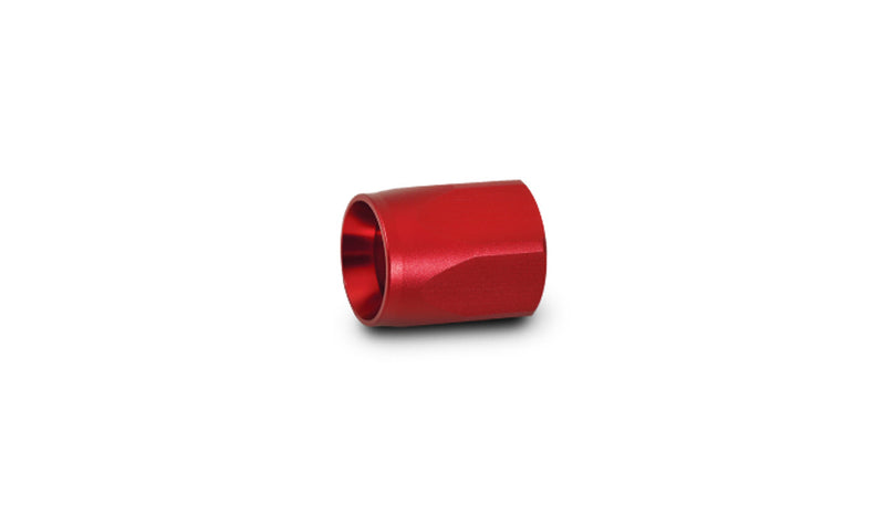 Vibrant Hose End Socket; Size: -10AN; Color: Red - 20960R