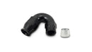 Vibrant 150 Degree High Flow Hose End Fitting for PTFE Lined Hose, -8AN - 28508