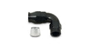 Vibrant 90 Degree High Flow Hose End Fitting for PTFE Lined Hose, -8AN - 28908